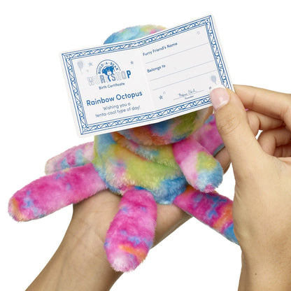 Mini Beans Rainbow Octopus Stuffed Animal - US 1269