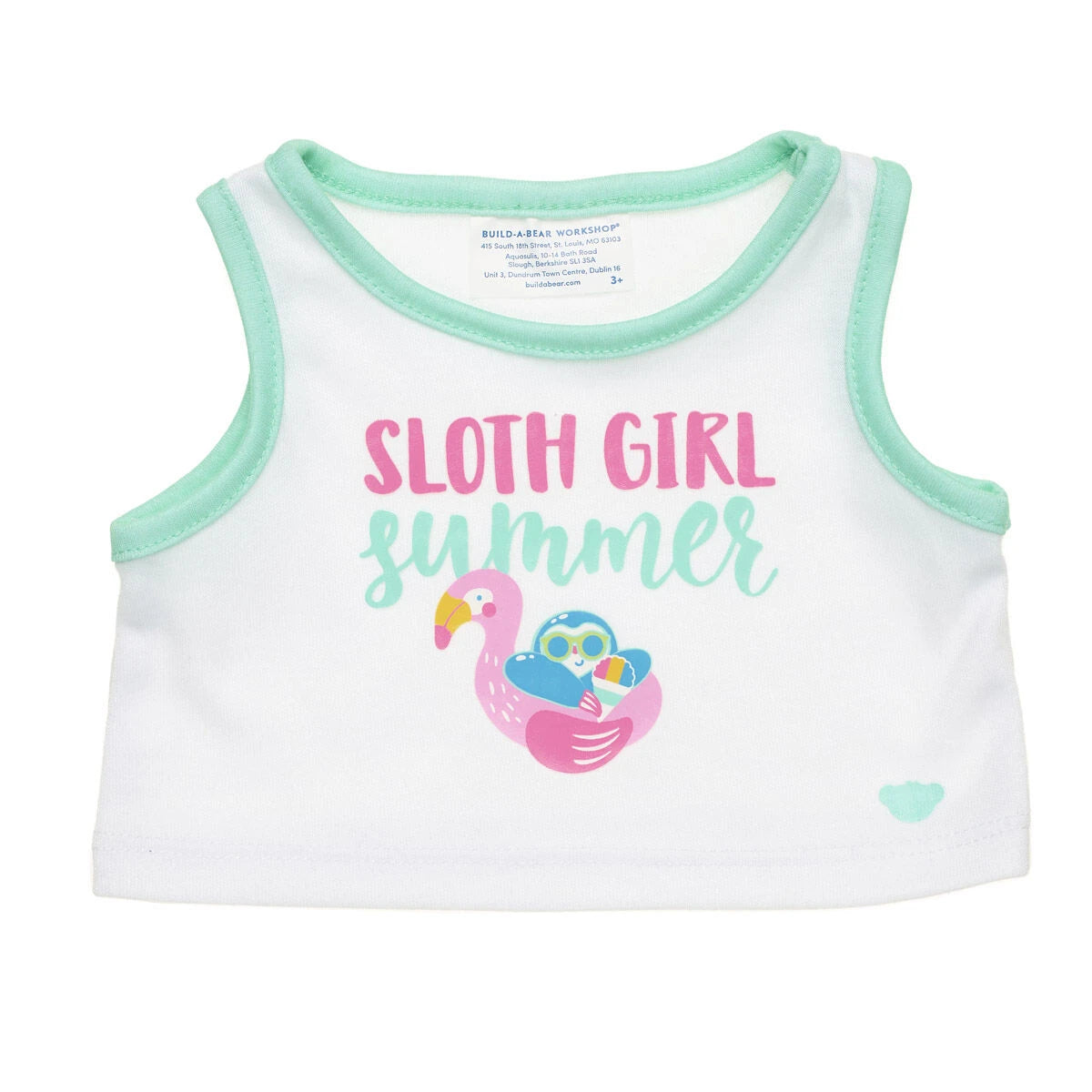 Sloth Girl Summer Tank for Plush Toys | Build-A-Bear® - US 8125