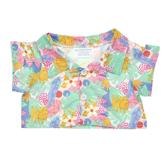 Tropical Button Down Shirt for Plush Toys | Build-A-Bear® - US 9691