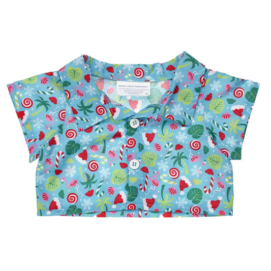 Tropical Christmas Shirt for Stuffed Animals | Build-A-Bear® - US 4038