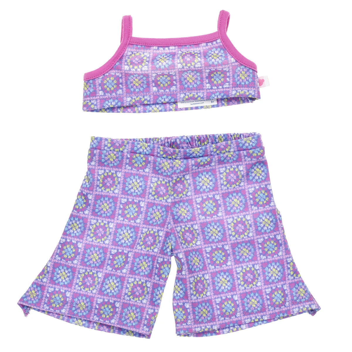 Plush Purple Crochet Jumpsuit Set for Stuffed Animals | Build-A-Bear® - US 6856
