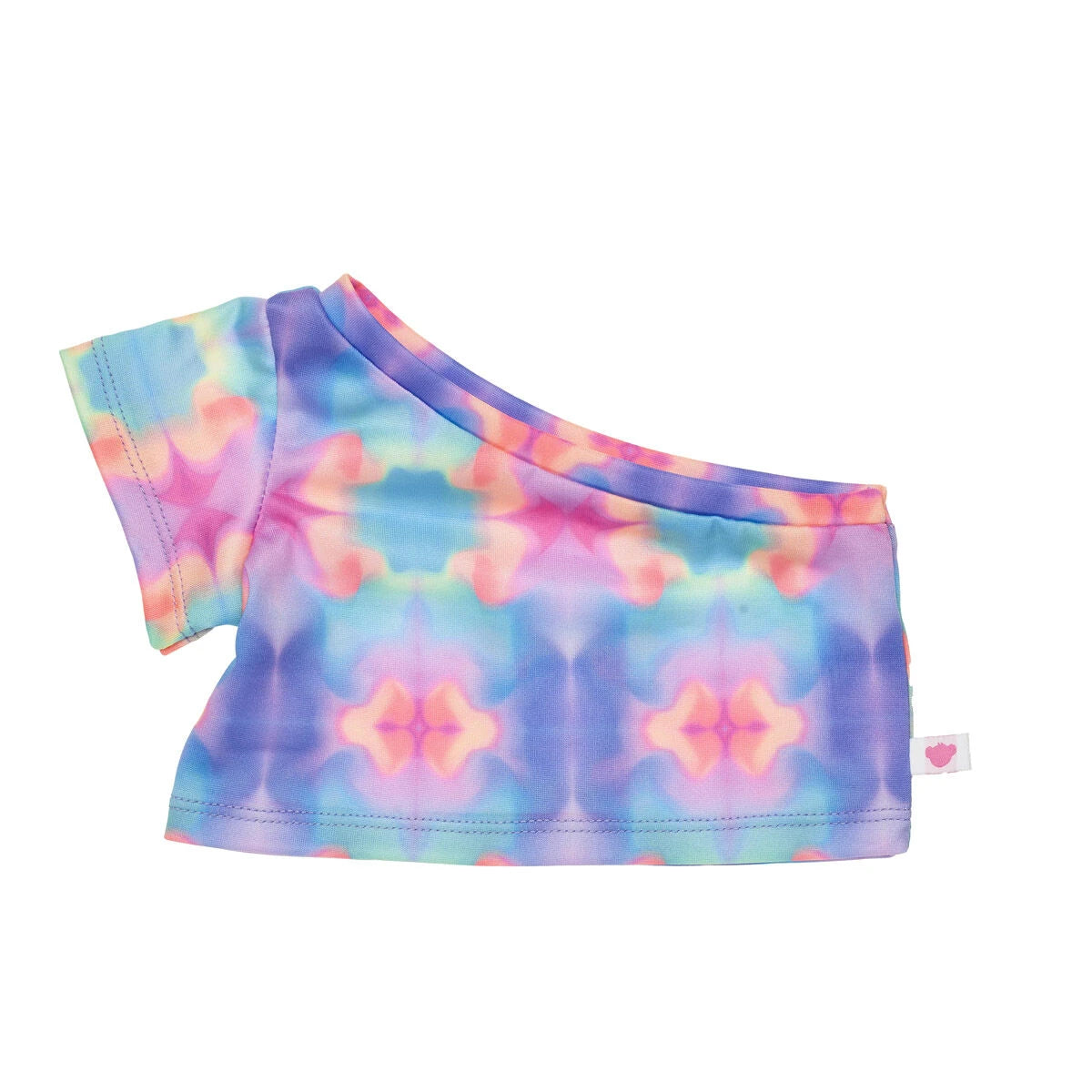 One-Shoulder Tie-Dye Top for Plush Toys - US 5006