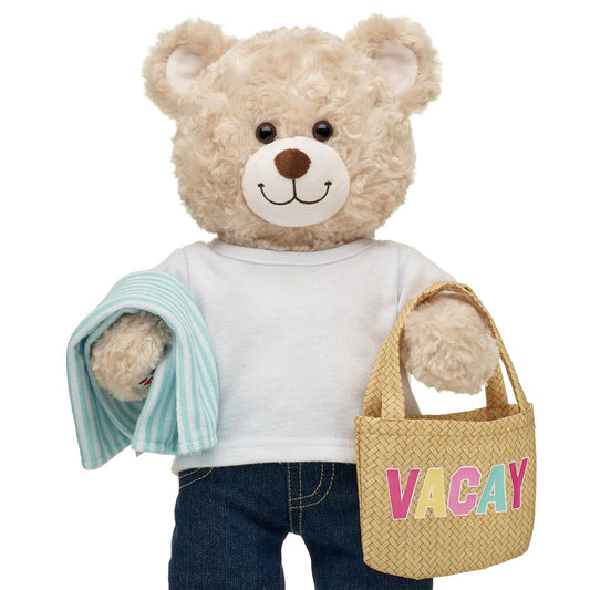 Vacay Tote and Towel Set for Plush Toys | Build-A-Bear® - US 7544