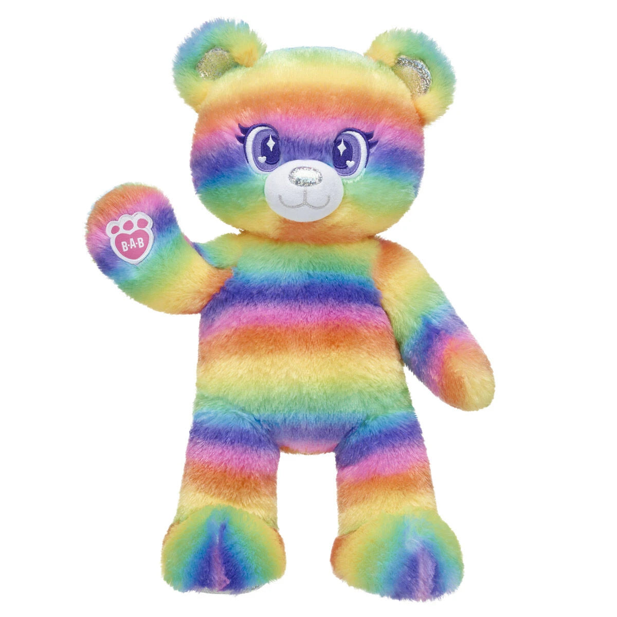 Rainbow Stripes Teddy Bear - US 2051