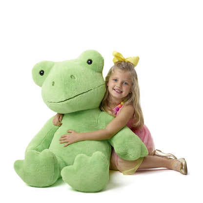 Giant Spring Green Frog Stuffed Animal | Build-A-Bear® - US 5206