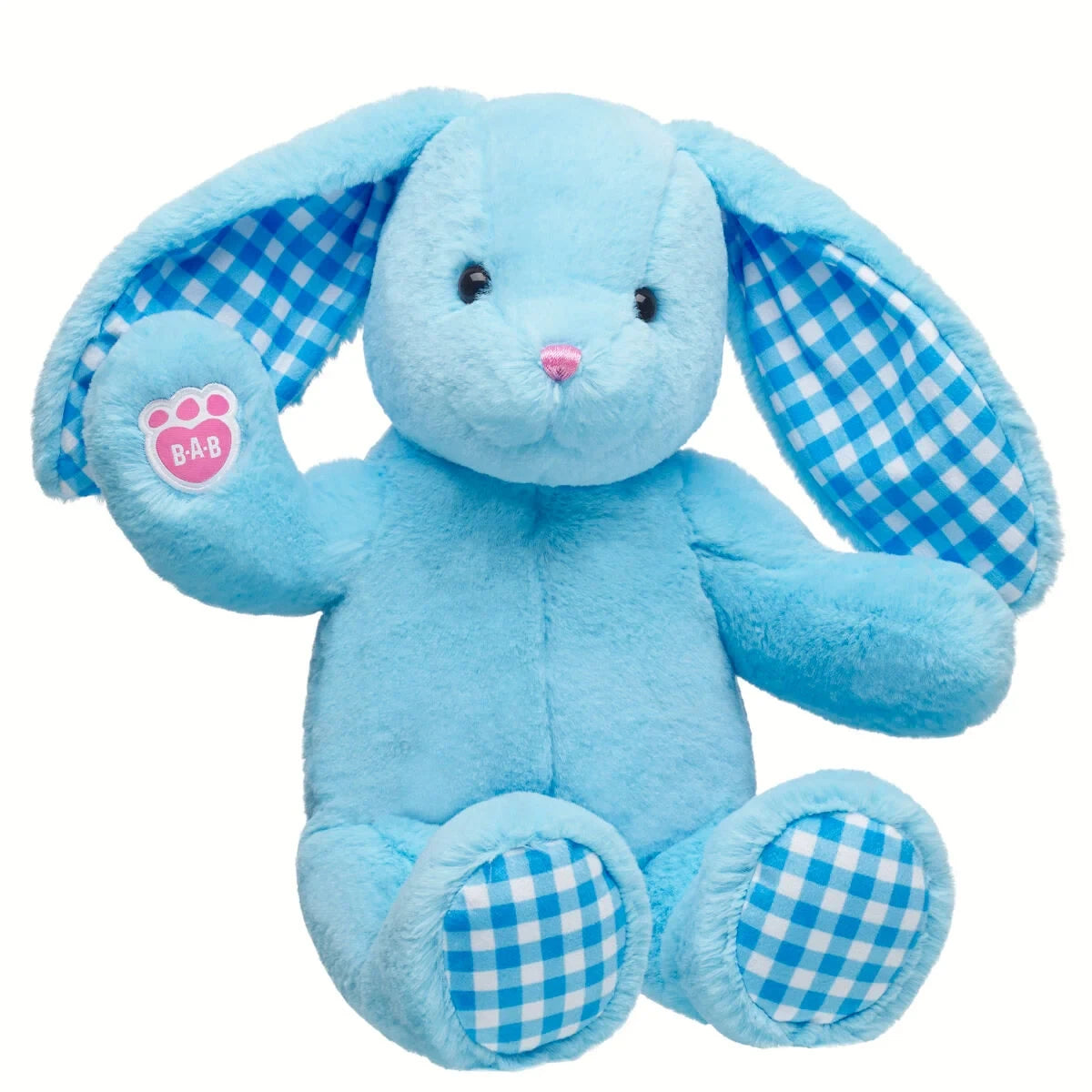 Blue Gingham Pawlette Bunny Plush | Build-A-Bear - US 1020