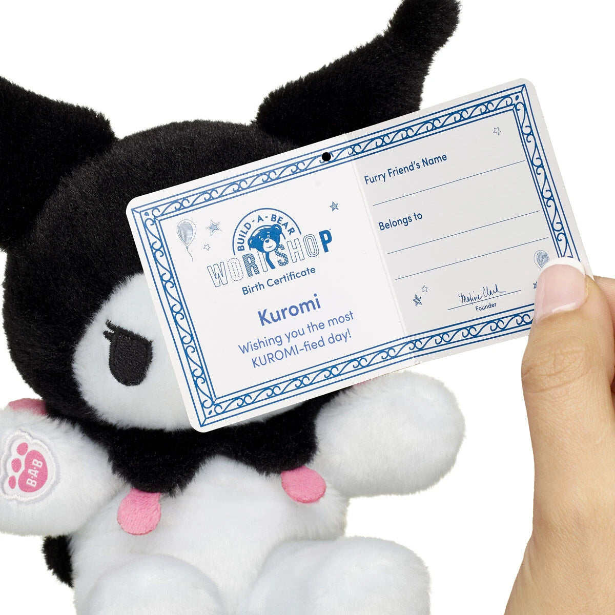 Hello Kitty® and Friends Mini Kuromi™ Plush | Build-A-Bear® - US 8060