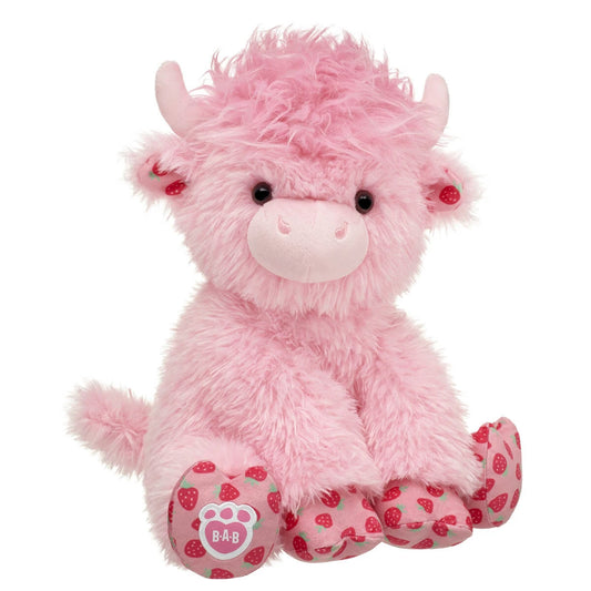 Strawberry Highland Cow Stuffed Animal | Build-A-Bear® - US 9530