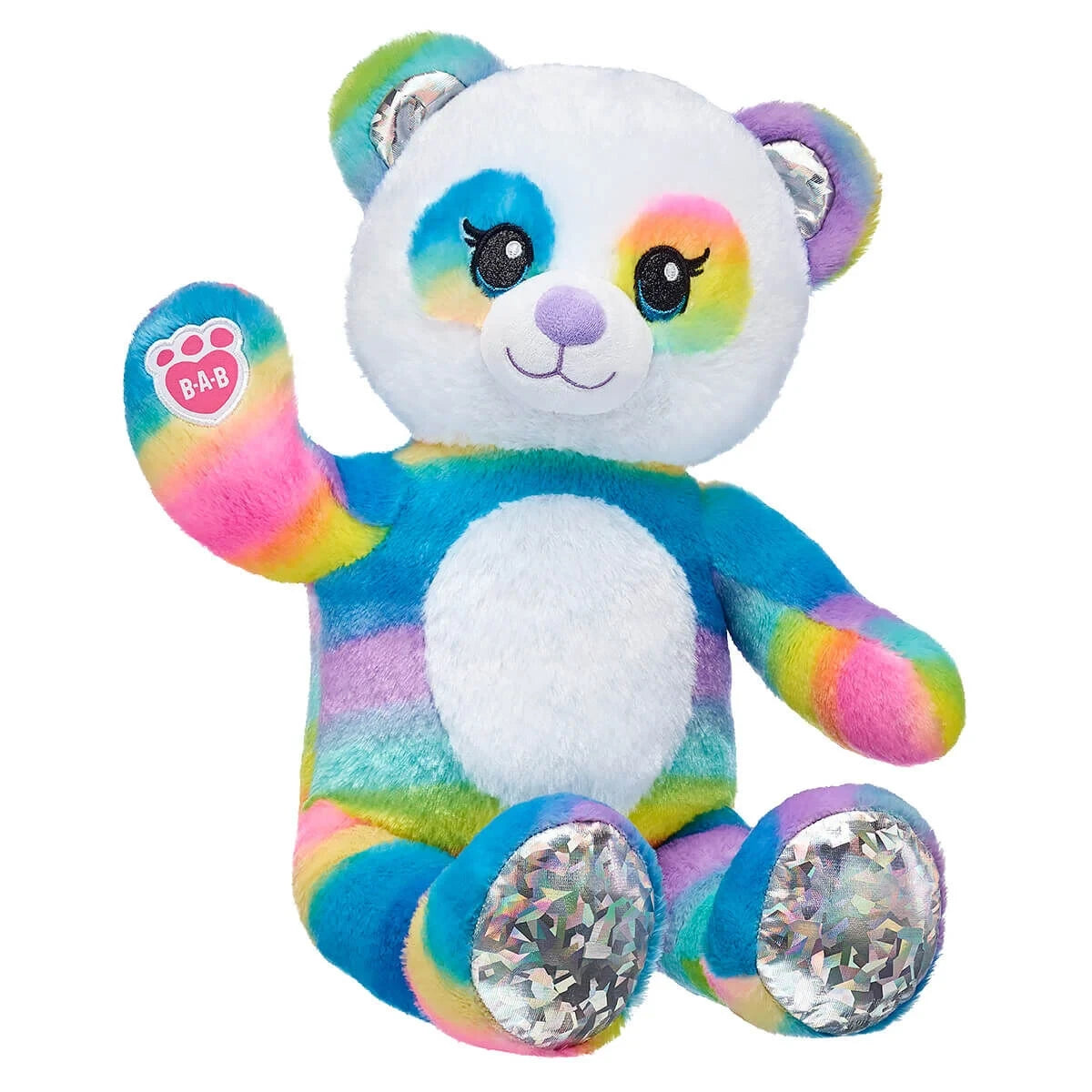 Rainbow Panda Plush Toy | Shop Rainbow Friends at Build-A-Bear® - US 4270