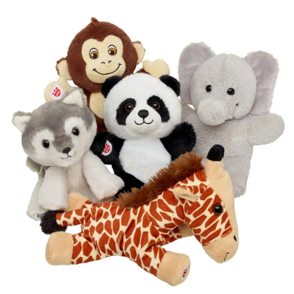 Build-A-Bear Mini Beans Wolf Pup Stuffed Animal | Build-A-Bear® - US 8722
