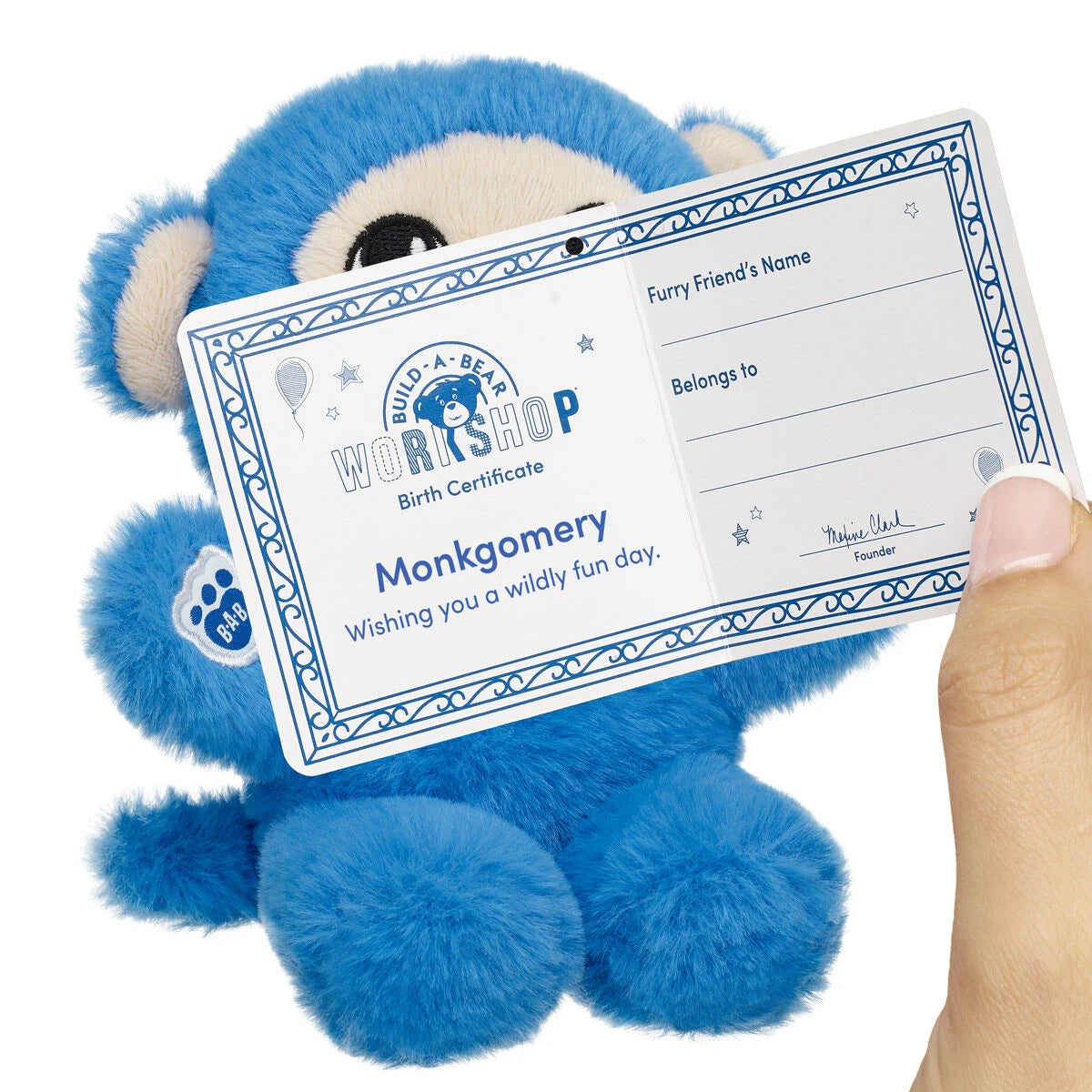 Mini Beans® Kabu™ Monkgomery Monkey Plush Toy | Build-A-Bear® - US 4195