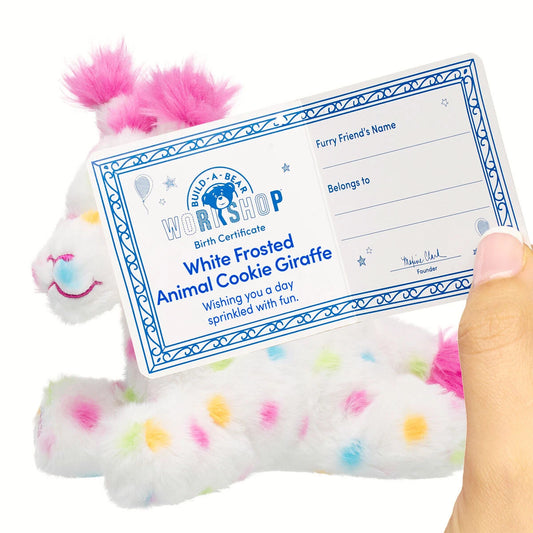 Build-A-Bear Mini Beans White Frosted Animal Cookie | BAB - US 4056