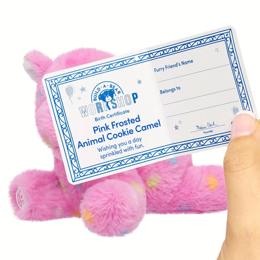 Build-A-Bear Mini Beans Pink Frosted Animal Cookie | BAB - US 4750