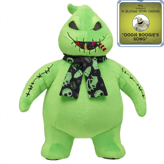Disney Tim Burton's The Nightmare Before Christmas Neon Oogie Boogie Plush Gift Set with Sound | Build-A-Bear® - US 7960