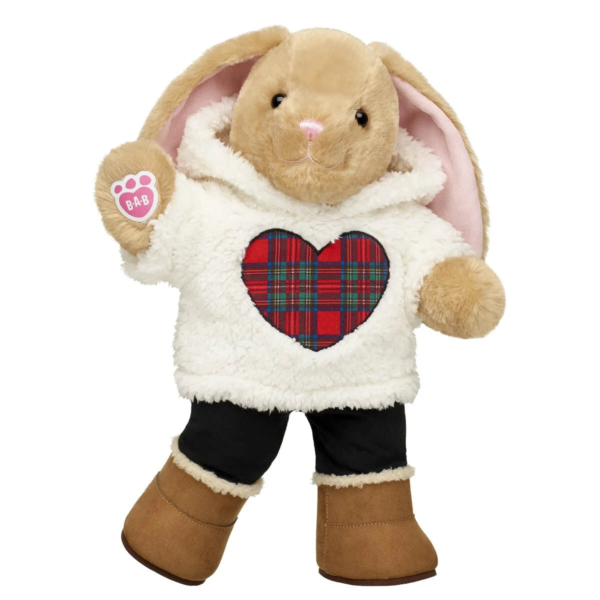 Pawlette™ Bunny Plush Tartan Hoodie Gift Set | Build-A-Bear® - US 8642