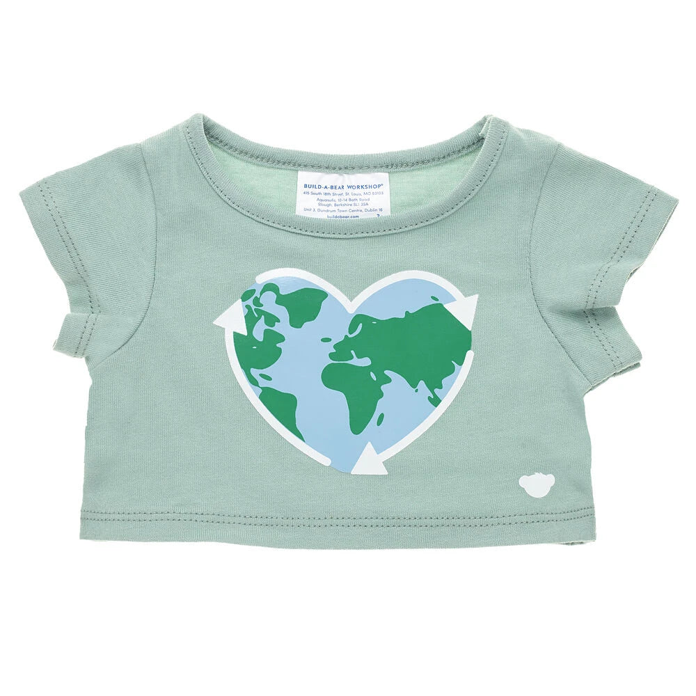 Earth Heart T-Shirt for Stuffed Animals | Build-A-Bear® - US 6671