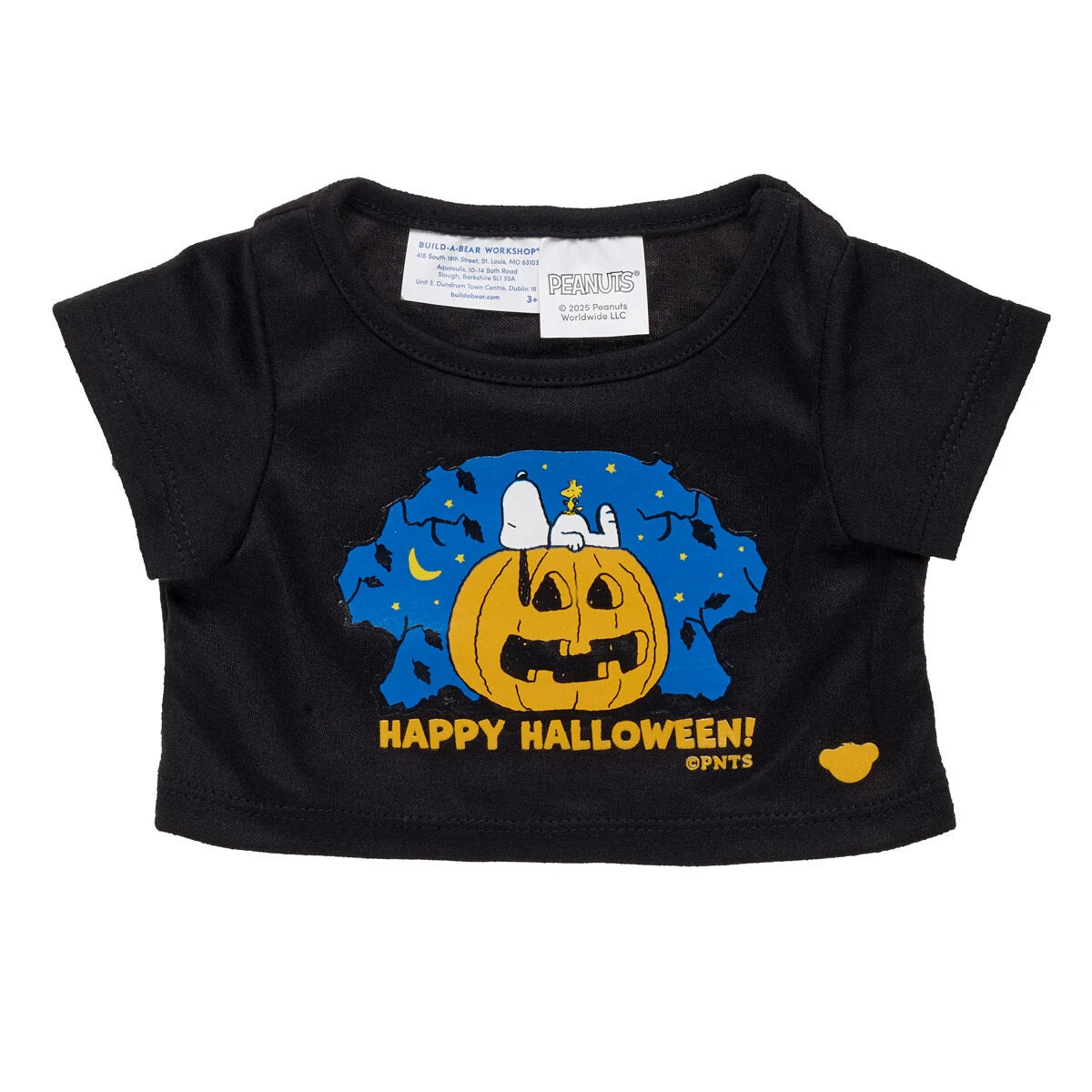 Peanuts® Happy Halloween T-Shirt for Plush Toys | Build-A-Bear® - US 7177