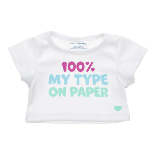 100% My Type T-Shirt for Plush Toys | Build-A-Bear® - US 3627