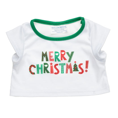 Merry Christmas T-Shirt for Stuffed Animals | Build-A-Bear® - US 3156