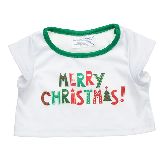 Merry Christmas T-Shirt for Stuffed Animals | Build-A-Bear® - US 3156