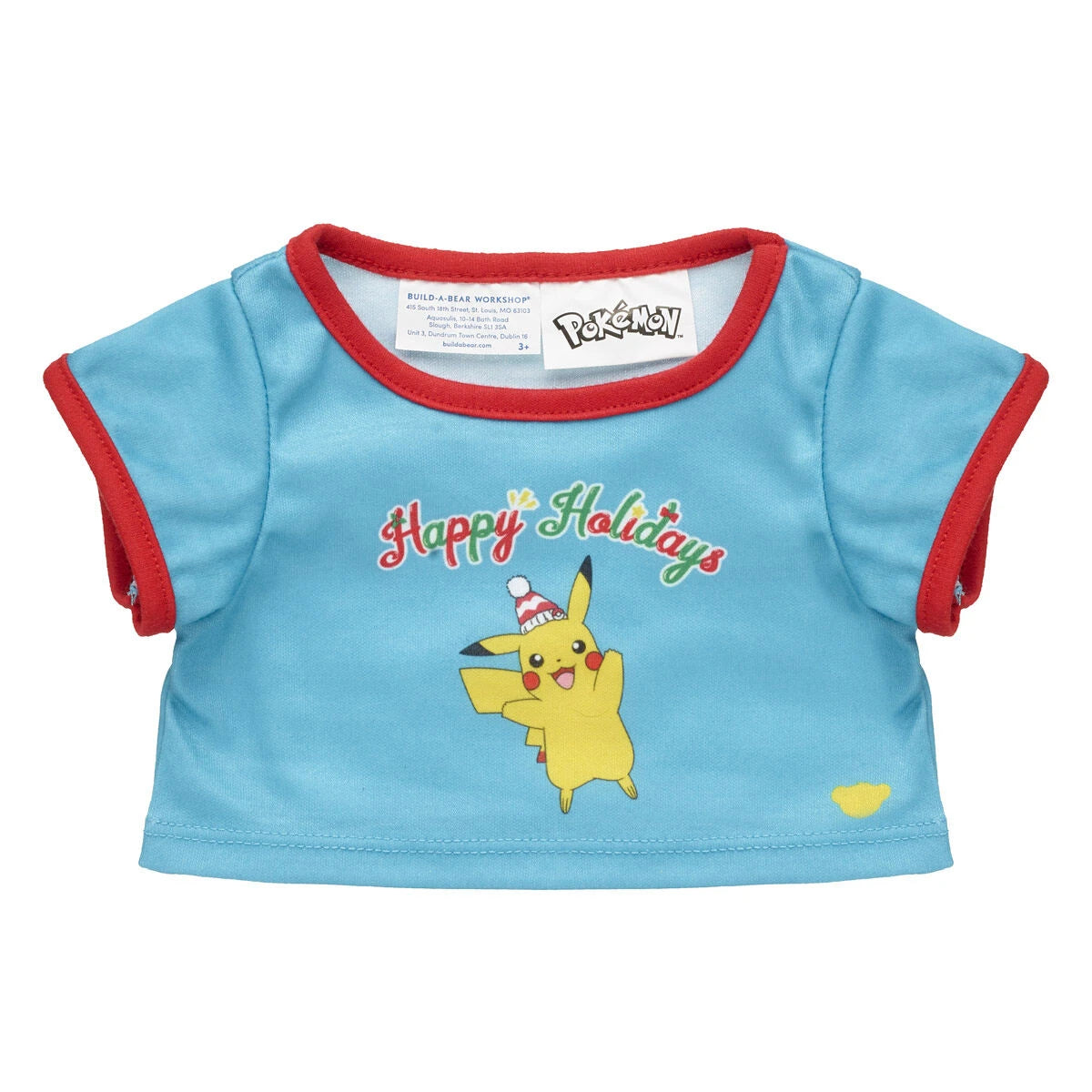 Pokémon Happy Holidays Tee for Plush Toys | Build-A-Bear® - US 1033