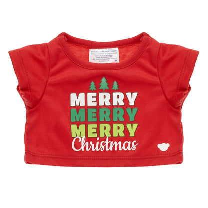 Merry Christmas T-Shirt for Plush Toys | Build-A-Bear® - US 6630