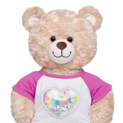 Tie-Dye Sequin Heart T-Shirt | Build-A-Bear - US 6742