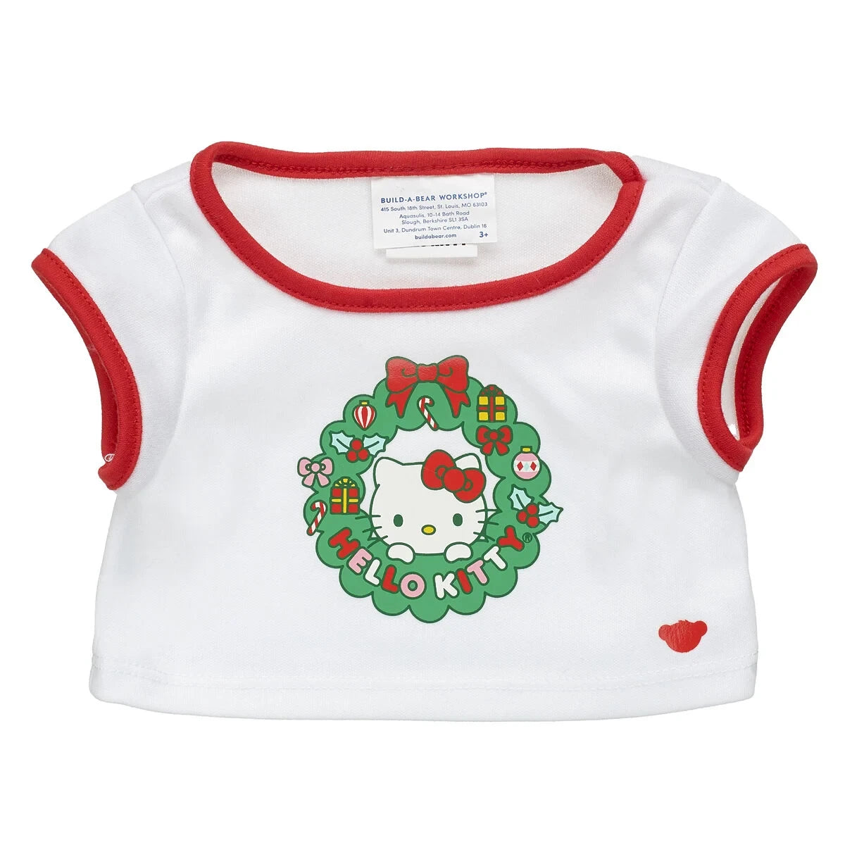 Hello Kitty® Holiday T-Shirt for Stuffed Animals | Build-A-Bear® - US 7747