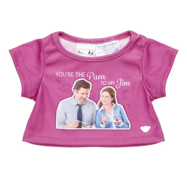 Pam and Jim The Office T-Shirt for Stuffed Animals | Build-A-Bear® - US 2716