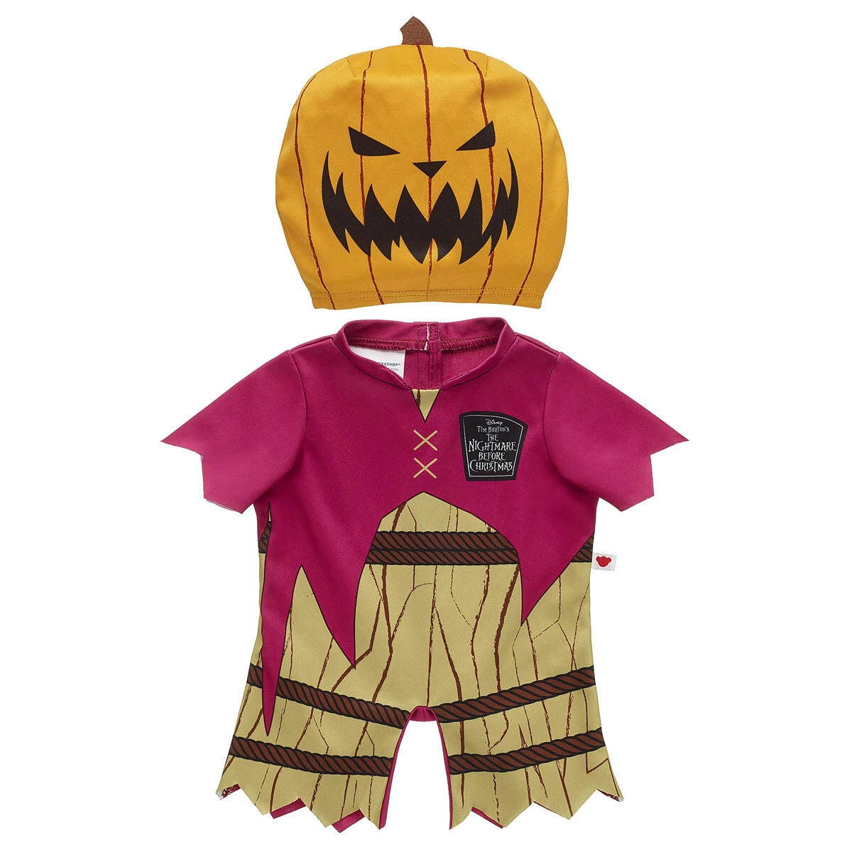 Disney Tim Burton's The Nightmare Before Christmas Pumpkin King Costume for Stuffed Animals | Build-A-Bear® - US 8976