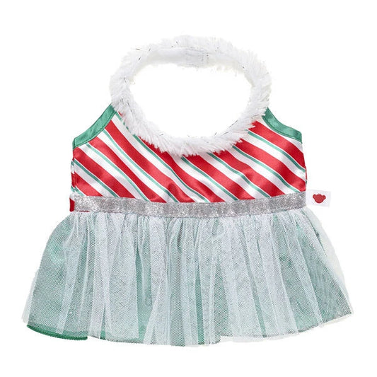 Faux Fur Holiday Dress for Stuffed Animals | Build-A-Bear® - US 6784