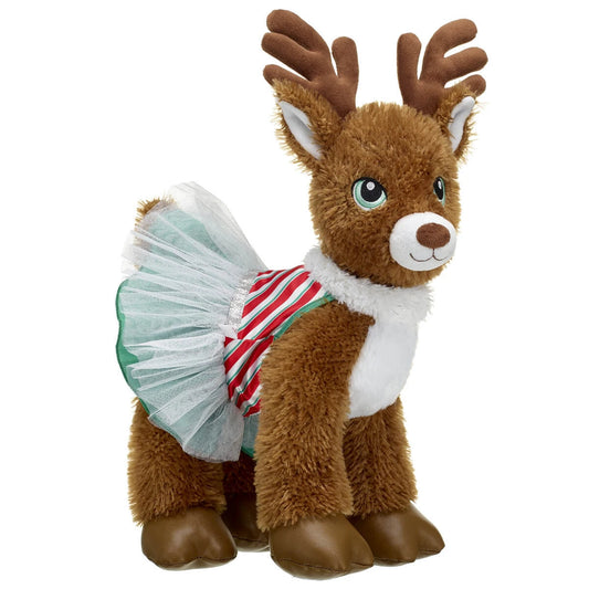 Faux Fur Holiday Dress for Stuffed Animals | Build-A-Bear® - US 6784
