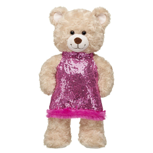 Pink Sequin Halter Dress for Plush Toys | Build-A-Bear® - US 1584
