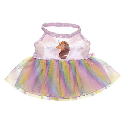 Afro Unicorn® Plush Halter Dress for Plush Toys | Build-A-Bear® - US 3049