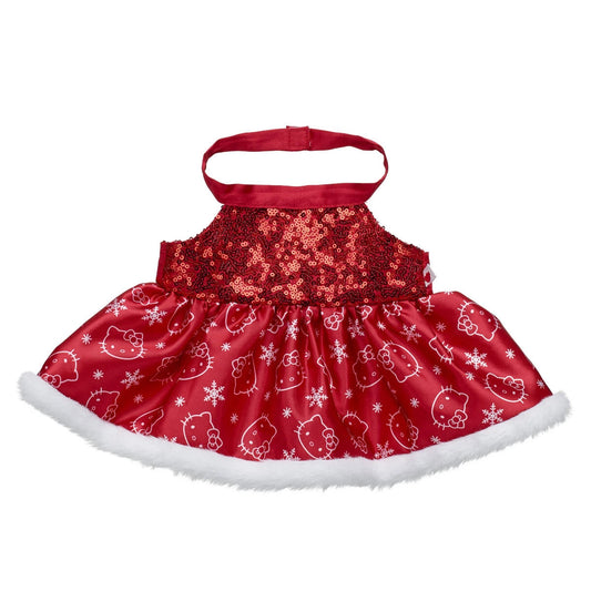 Hello Kitty® Red Holiday Dress for Plush Toys | Build-A-Bear® - US 3344