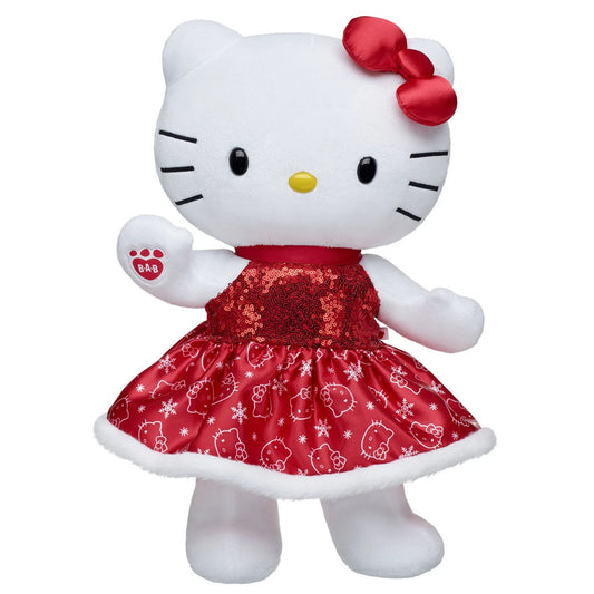 Hello Kitty® Red Holiday Dress for Plush Toys | Build-A-Bear® - US 3344