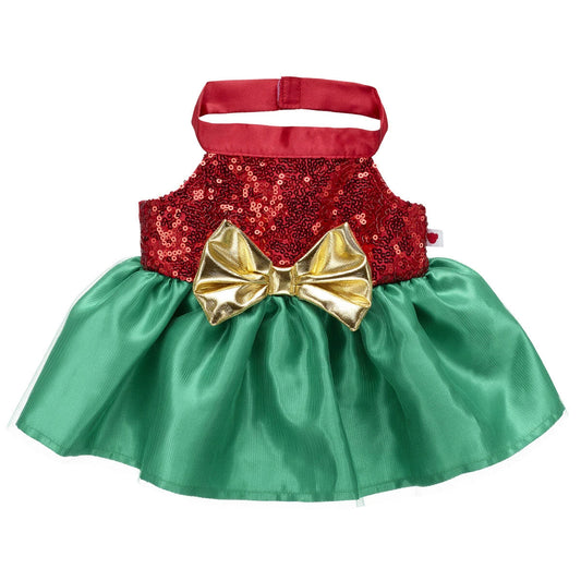 Red and Green Sequin Dress - US 5481