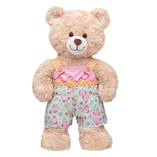 Sanrio Hello Kitty &amp; Friends Strawberry Ice Cream Pochacco Overalls | Build-A-Bear - US 4227