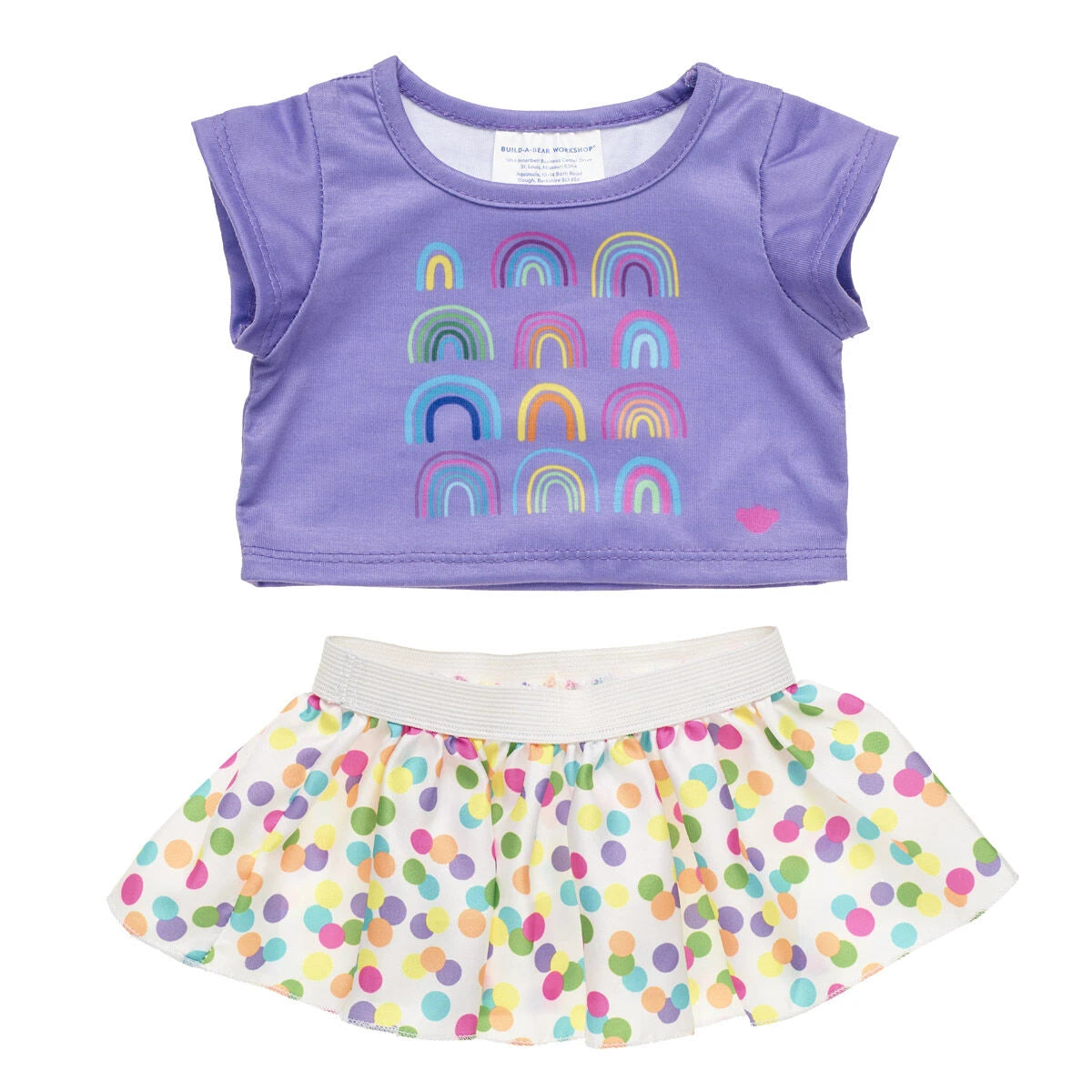 Rainbow Skirt Set 2 pc. for Plush Toys | Build-A-Bear® - US 5555