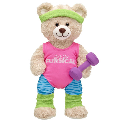 '80s Exercise Outfit for Stuffed Animals | Build-A-Bear® - US 9573