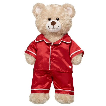 Red Satin PJs Set for Plush Toys | Build-A-Bear® - US 5036