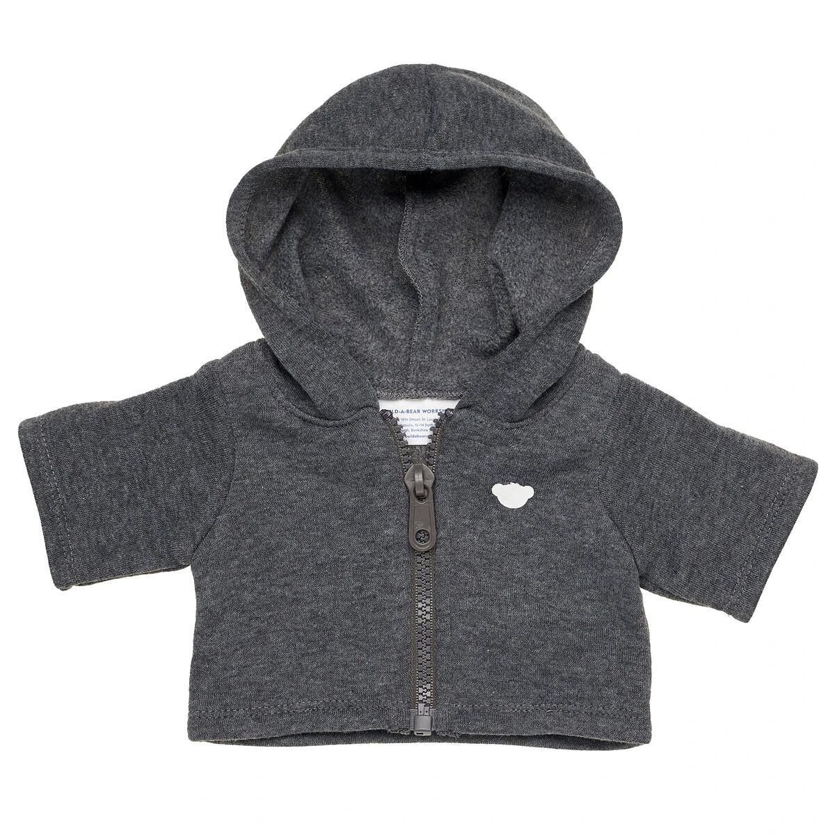 Charcoal Grey Zip Hoodie for Stuffed Animals | Build-A-Bear® - US 2957