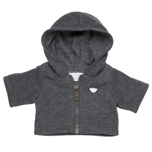 Charcoal Grey Zip Hoodie for Stuffed Animals | Build-A-Bear® - US 2957