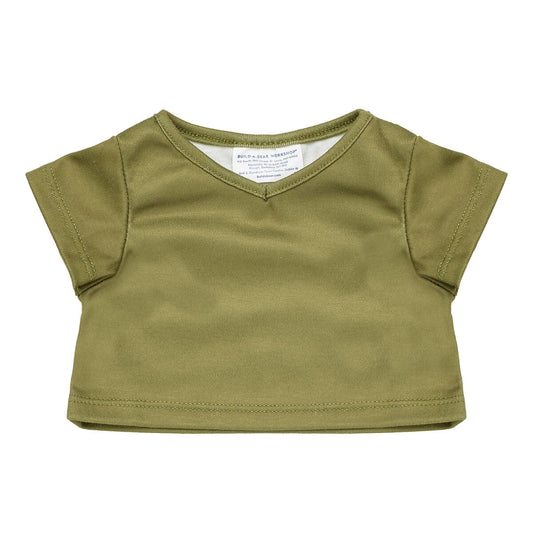Green V-Neck T-Shirt for Stuffed Animals | Build-A-Bear® - US 7143