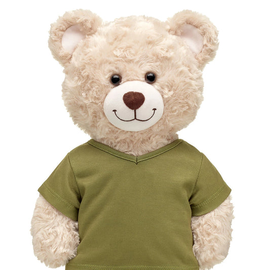 Green V-Neck T-Shirt for Stuffed Animals | Build-A-Bear® - US 7143