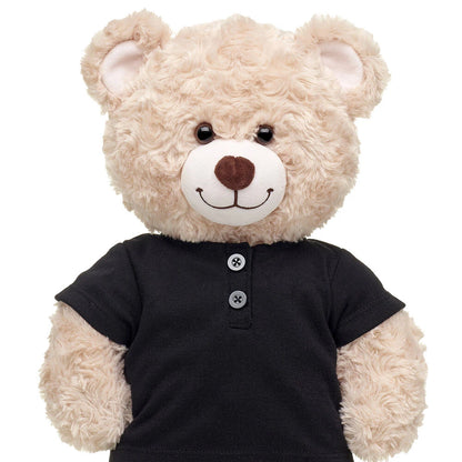 Black Henley T-Shirt for Stuffed Animals | Build-A-Bear® - US 7787