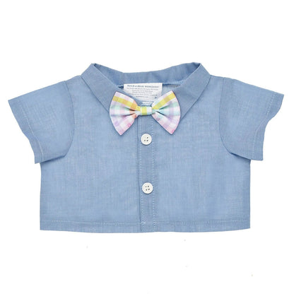 Chambray Shirt With Bow Tie for Stuffed Animals | Build-A-Bear® - US 8793