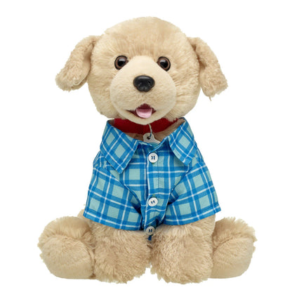 Blue Check T-Shirt for Stuffed Animals - US 9070