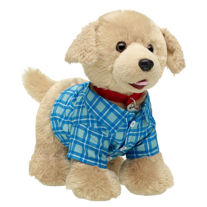 Blue Check T-Shirt for Stuffed Animals - US 9070