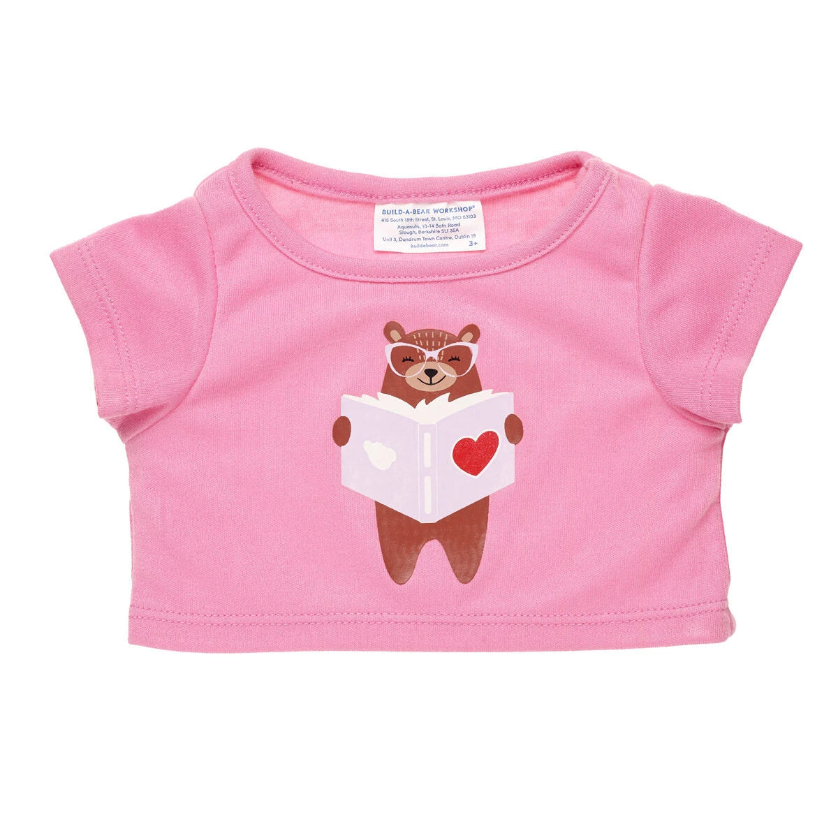 I Love Books T-Shirt for Stuffed Animals | Build-A-Bear® - US 8019